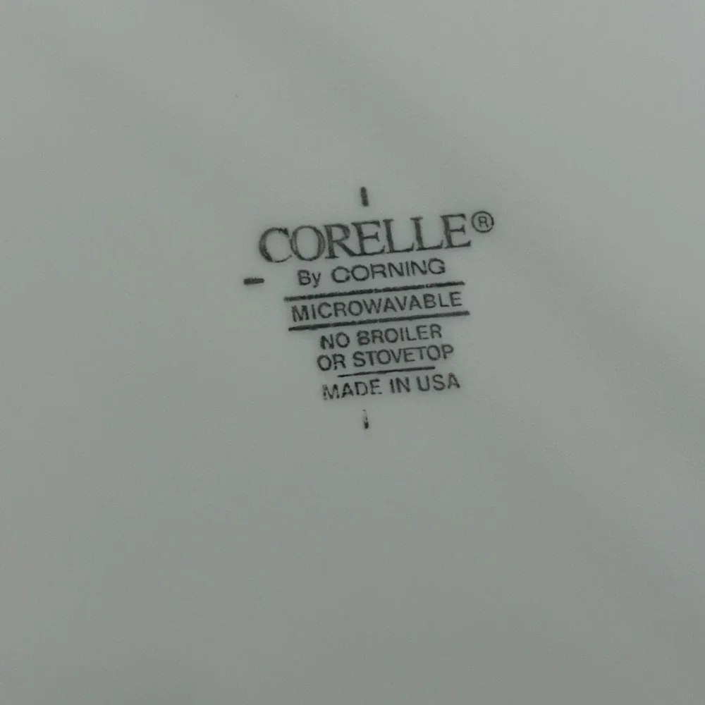 Corelle Country Cornflower Oval Serving Platters Blue Floral Set of 2 USA Made
